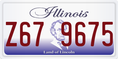 IL license plate Z679675