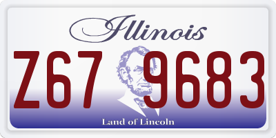 IL license plate Z679683