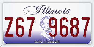 IL license plate Z679687