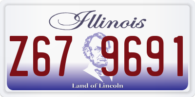 IL license plate Z679691