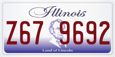 IL license plate Z679692