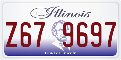 IL license plate Z679697