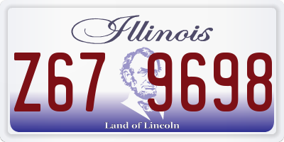 IL license plate Z679698