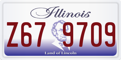 IL license plate Z679709