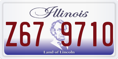 IL license plate Z679710