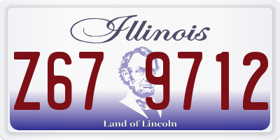 IL license plate Z679712