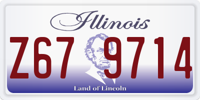 IL license plate Z679714