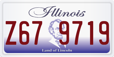 IL license plate Z679719