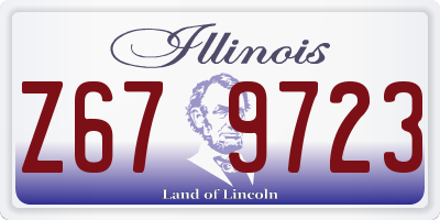 IL license plate Z679723
