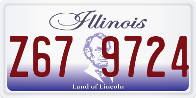 IL license plate Z679724