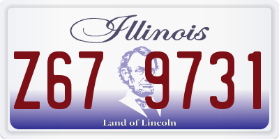 IL license plate Z679731
