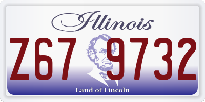 IL license plate Z679732