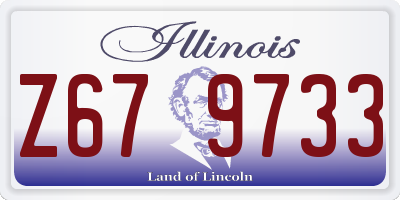 IL license plate Z679733