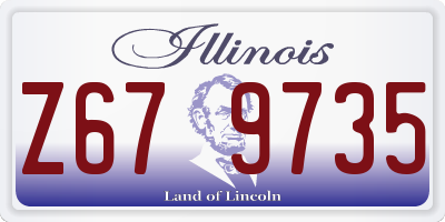 IL license plate Z679735