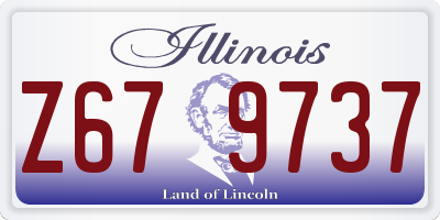 IL license plate Z679737