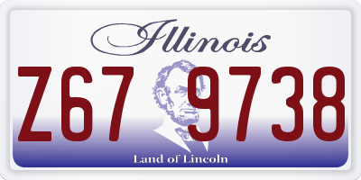 IL license plate Z679738