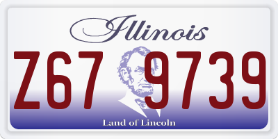 IL license plate Z679739