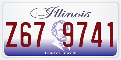 IL license plate Z679741