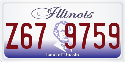 IL license plate Z679759