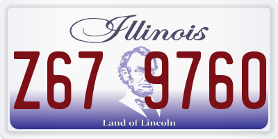 IL license plate Z679760