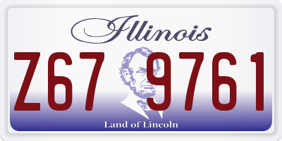 IL license plate Z679761