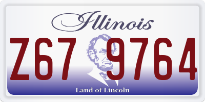 IL license plate Z679764