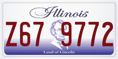IL license plate Z679772