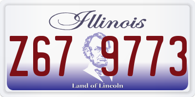 IL license plate Z679773