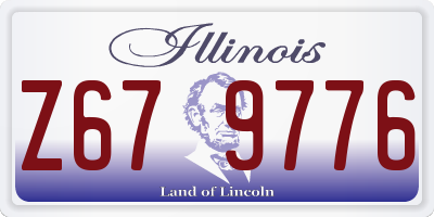 IL license plate Z679776