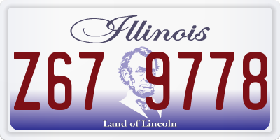 IL license plate Z679778