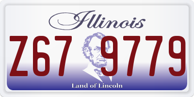 IL license plate Z679779