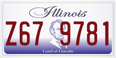 IL license plate Z679781