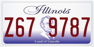 IL license plate Z679787
