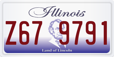 IL license plate Z679791