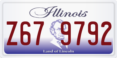 IL license plate Z679792