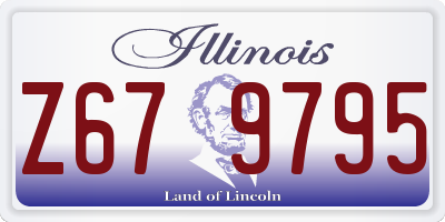 IL license plate Z679795