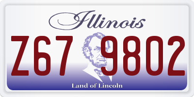 IL license plate Z679802