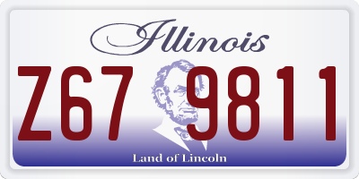 IL license plate Z679811