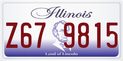 IL license plate Z679815