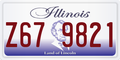IL license plate Z679821
