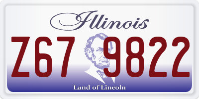 IL license plate Z679822