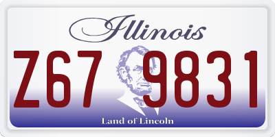 IL license plate Z679831