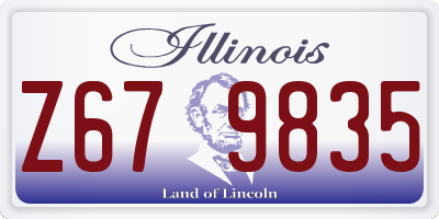 IL license plate Z679835