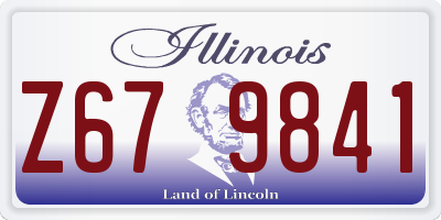 IL license plate Z679841