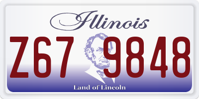 IL license plate Z679848