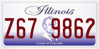 IL license plate Z679862