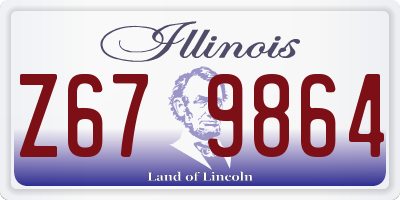 IL license plate Z679864