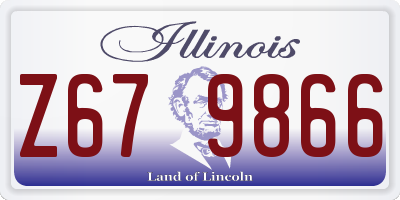 IL license plate Z679866