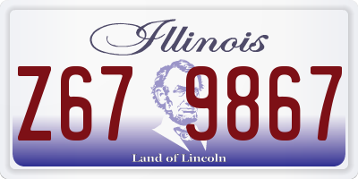 IL license plate Z679867