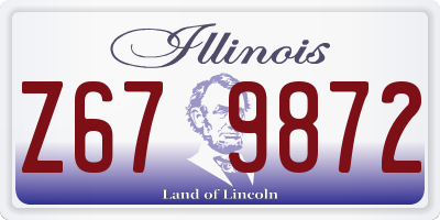 IL license plate Z679872
